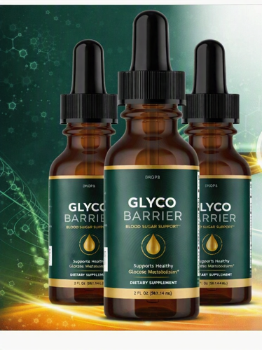 GlycoBarrier bottles illustrating the circulation-focused formula